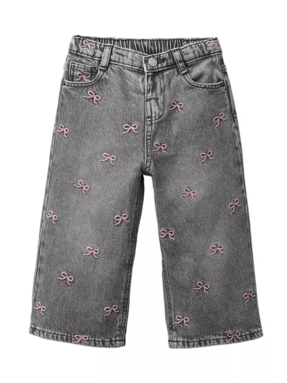 Zara pink bows girl jeans